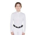 POLO DE COMPETICIÓN SLIM FIT NIÑA ANTI RAYOS UV