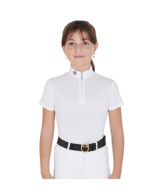 POLO CONCURSO SLIM FIT NIÑA CREMALLERA