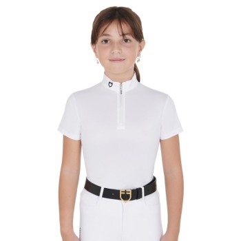 POLO CONCURSO SLIM FIT NIÑA CREMALLERA