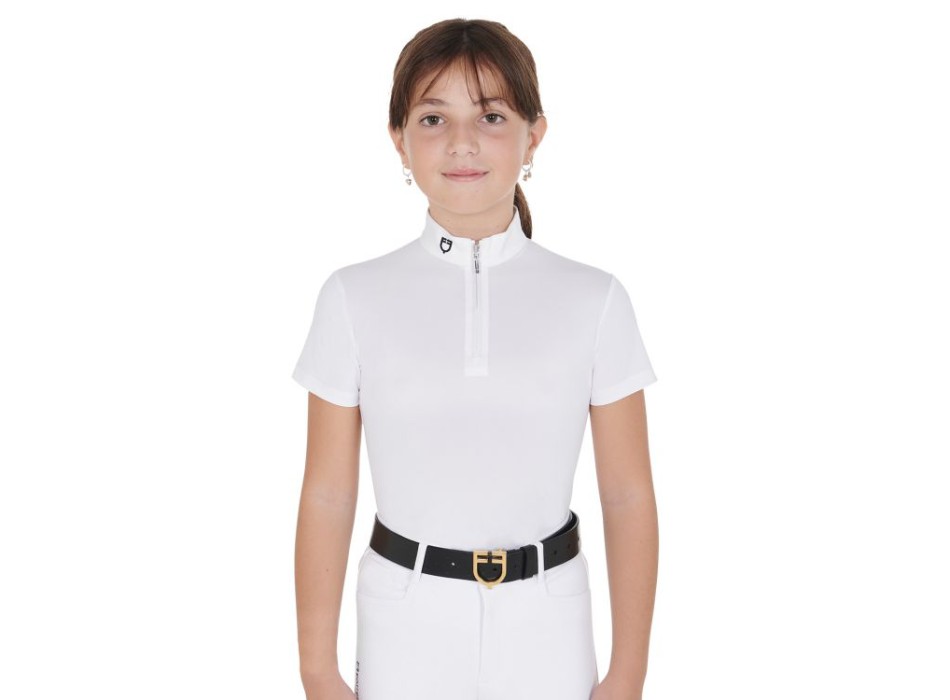 POLO CONCURSO SLIM FIT NIÑA CREMALLERA