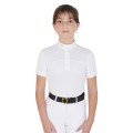 POLO DE COMPETENCIA SLIM FIT PARA NIÑA TEJIDO PERFORADO