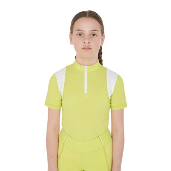 POLO DE ENTRENAMIENTO NIÑA SLIM FIT CON CREMALLERA