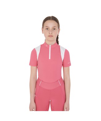 POLO DE ENTRENAMIENTO NIÑA SLIM FIT CON CREMALLERA