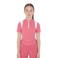 POLO DE ENTRENAMIENTO NIÑA SLIM FIT CON CREMALLERA