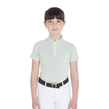 POLO DE ENTRENAMIENTO PARA NIÑO SLIM FIT EN TEJIDO TÉCNICO