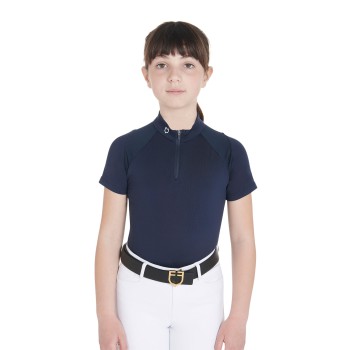 POLO DE ENTRENAMIENTO PARA NIÑO SLIM FIT EN TEJIDO TÉCNICO