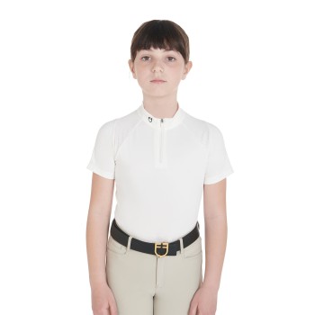 POLO DE ENTRENAMIENTO PARA NIÑO SLIM FIT EN TEJIDO TÉCNICO