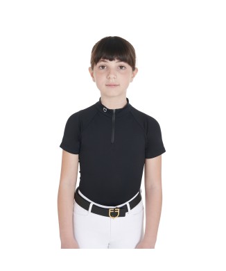 POLO DE ENTRENAMIENTO PARA NIÑO SLIM FIT EN TEJIDO TÉCNICO