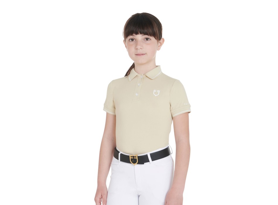 POLO INFANTIL SLIM FIT EN TEJIDO TÉCNICO ANTIBACTERIANO