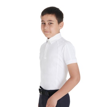 POLO CONCURSO NIÑO SLIM FIT CUATRO BOTONES