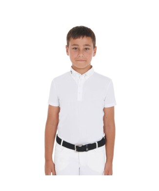 POLO CONCURSO NIÑO SLIM FIT CUATRO BOTONES