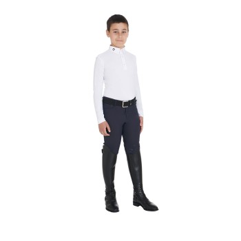 POLO DE COMPETENCIA INFANTIL SLIM FIT TRES BOTONES