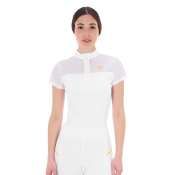 POLO DE ENTRENAMIENTO DE MALLA PARA MUJER