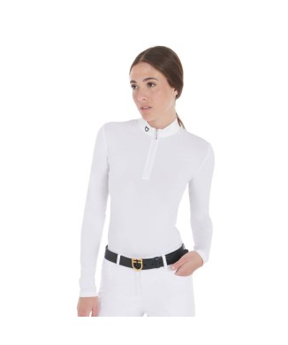 POLO COMPETICIÓN MUJER SLIM FIT MANGA LARGA