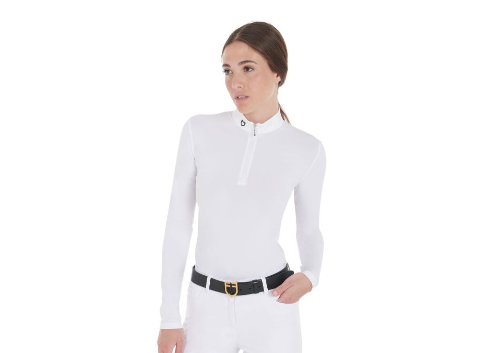 POLO COMPETICIÓN MUJER SLIM FIT MANGA LARGA