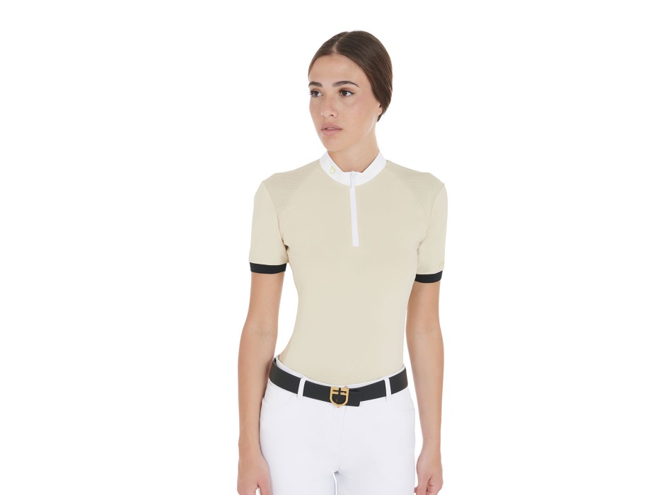 POLO DE MUJER SLIM FIT TIRANTES CONTRASTE