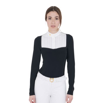 POLO DE COMPETICIÓN MUJER SLIM FIT CON strass