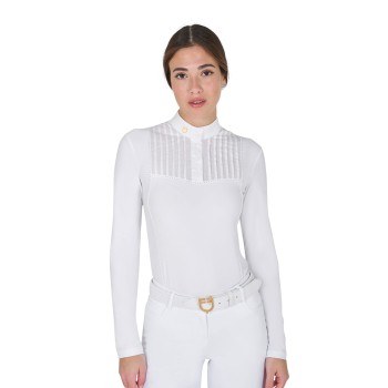 POLO DE COMPETICIÓN MUJER SLIM FIT CON strass