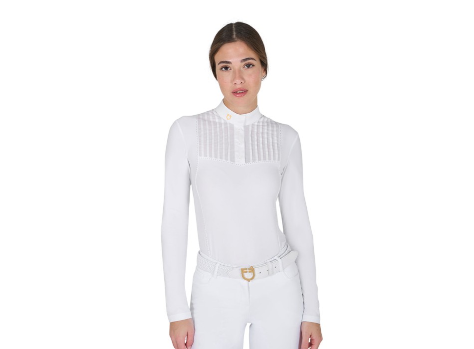 POLO DE COMPETICIÓN MUJER SLIM FIT CON strass