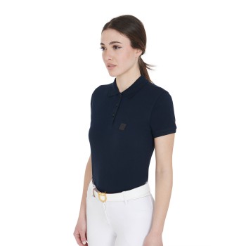 POLO DE MUJER SLIM FIT EN TEJIDO ELÁSTICO PREMIUM