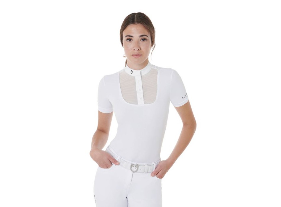 POLO MUJER SLIM FIT CON BOTONES