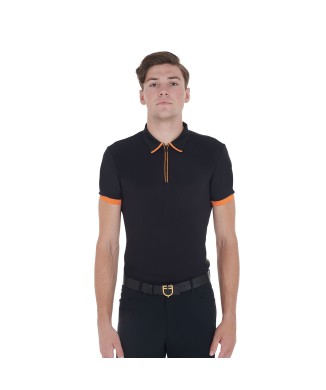 POLO DE ENTRENAMIENTO PARA HOMBRE CON DETALLES CONTRASTE