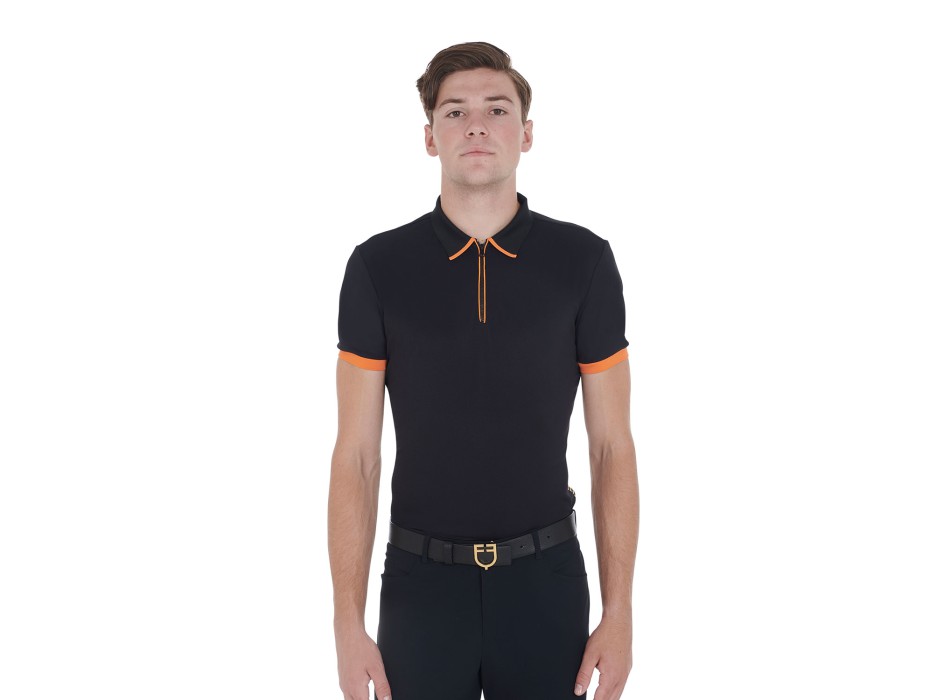 POLO DE ENTRENAMIENTO PARA HOMBRE CON DETALLES CONTRASTE