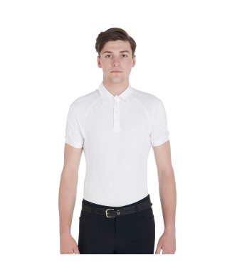 POLO DE COMPETICIÓN HOMBRE SLIM FIT CUATRO BOTONES