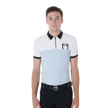 POLO DE ENTRENAMIENTO DE HOMBRE SLIM FIT CON LOGO FRONTAL