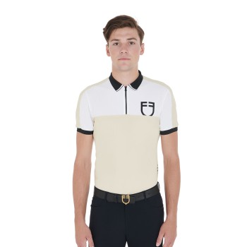 POLO DE ENTRENAMIENTO DE HOMBRE SLIM FIT CON LOGO FRONTAL