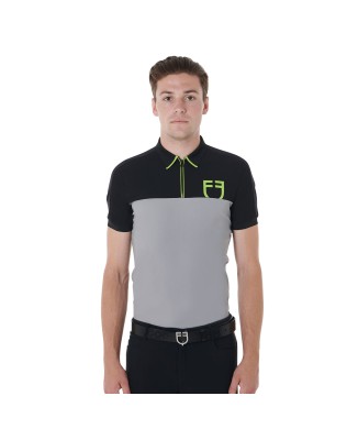 POLO DE ENTRENAMIENTO DE HOMBRE SLIM FIT CON LOGO FRONTAL