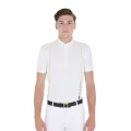 POLO DE HOMBRE SLIM FIT DE TEJIDO TÉCNICO CON VIVOS