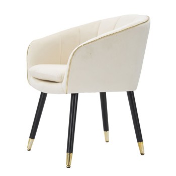 SILLON PARIS CREMA/ORO