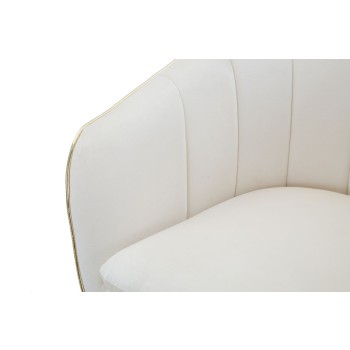 SILLON PARIS CREMA/ORO