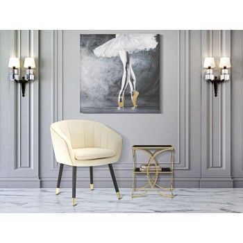 SILLON PARIS CREMA/ORO