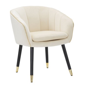 SILLON PARIS CREMA/ORO