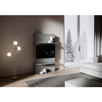 Mueble TV Loki - Mueble TV Loki A Antracita espatulada