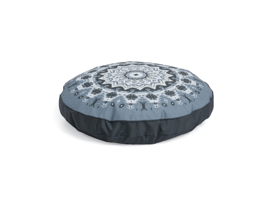 Pouf Ashleen Ø 60 cm grigio