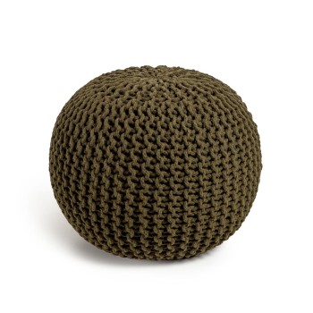 Pouf rotondo Chloe 100% cotone