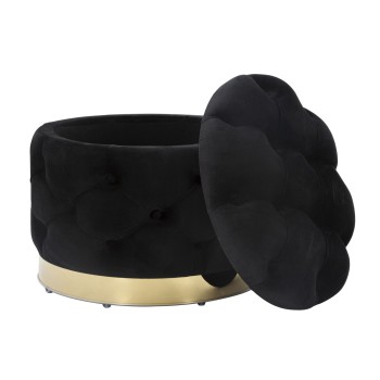 CONTENEDOR PUFF RICH NEGRO