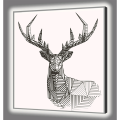 CUADRO BRILLANTE CERVUS GL4546 PINTDECOR