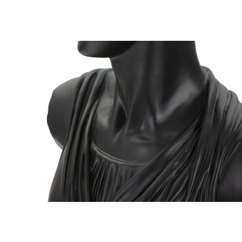 ESCULTURA NEGRA MUJER ROMANA