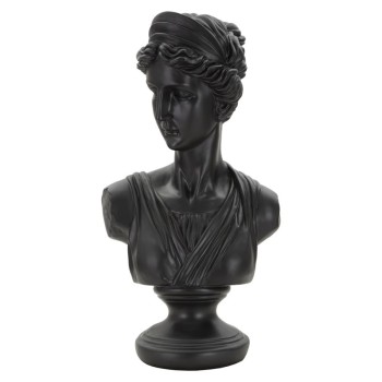 ESCULTURA NEGRA MUJER ROMANA