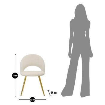 SILLA FLEX CREMA