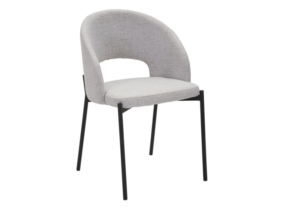 JUEGO SILLA HELSINKI GRIS 2 PIEZAS