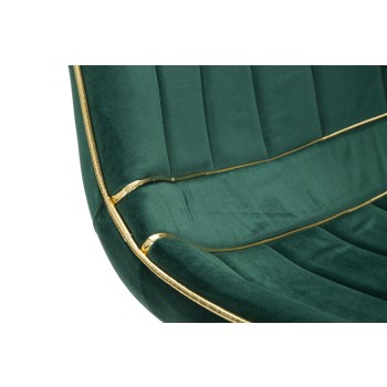 SILLA PARIS VERDE/ORO SET 2 UD.