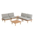 Conjunto Viridis de 4 sillones y dos mesas