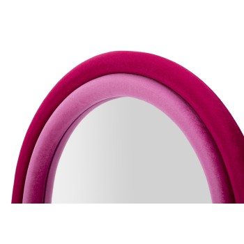 ESPEJO DE PARED TERCIOPELO FUCSIA CLOE