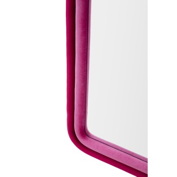 ESPEJO DE PARED TERCIOPELO FUCSIA CLOE