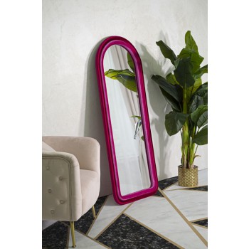 ESPEJO DE PARED TERCIOPELO FUCSIA CLOE